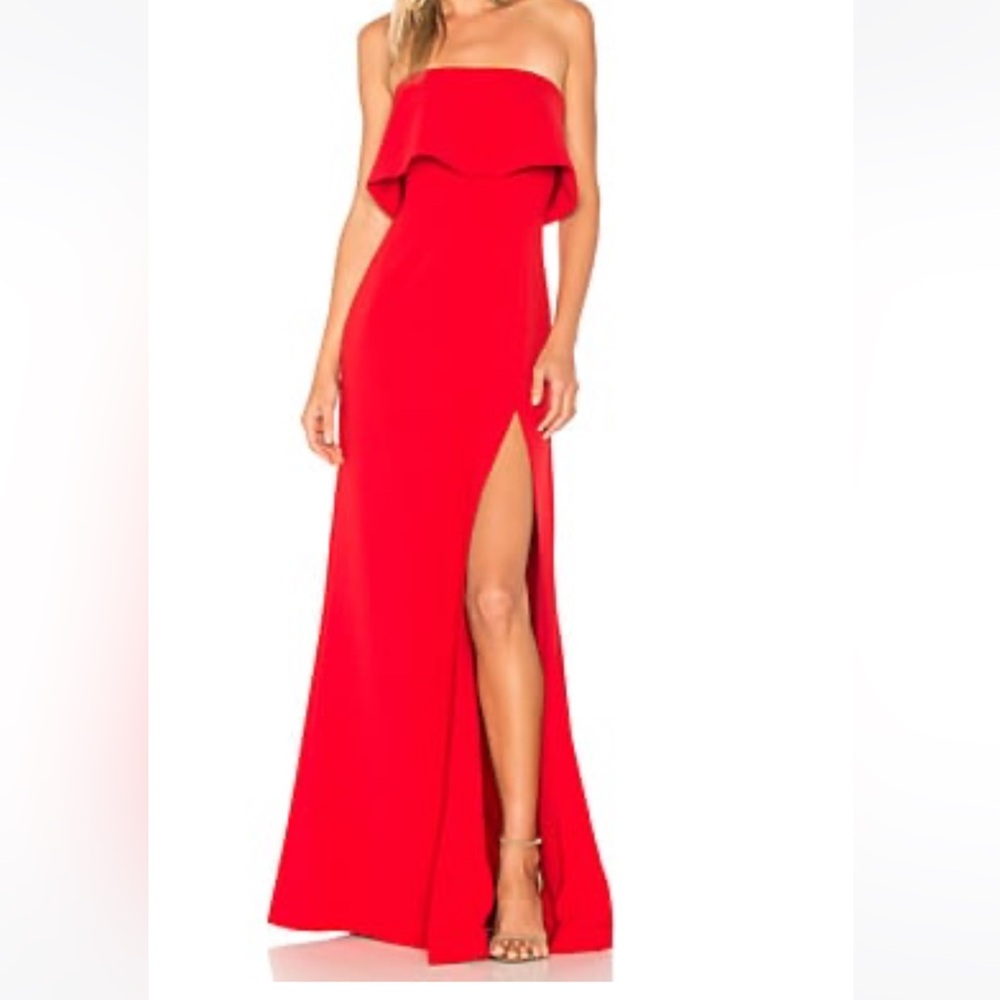 Lovers + Friends red gown